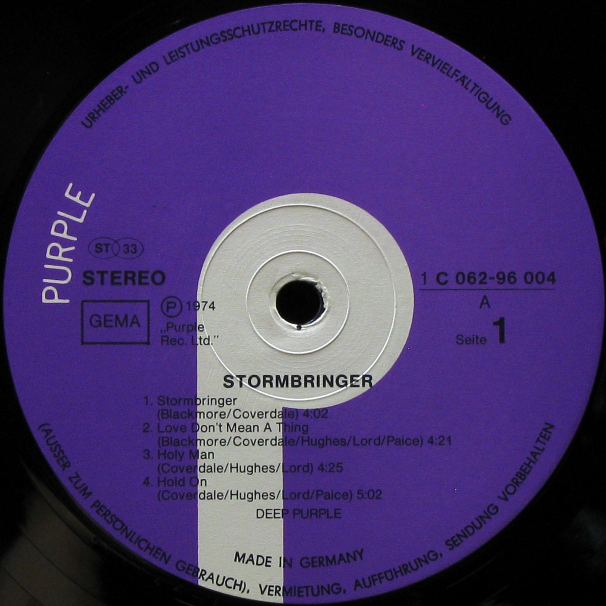 LP Deep Purple — Stormbringer фото 3