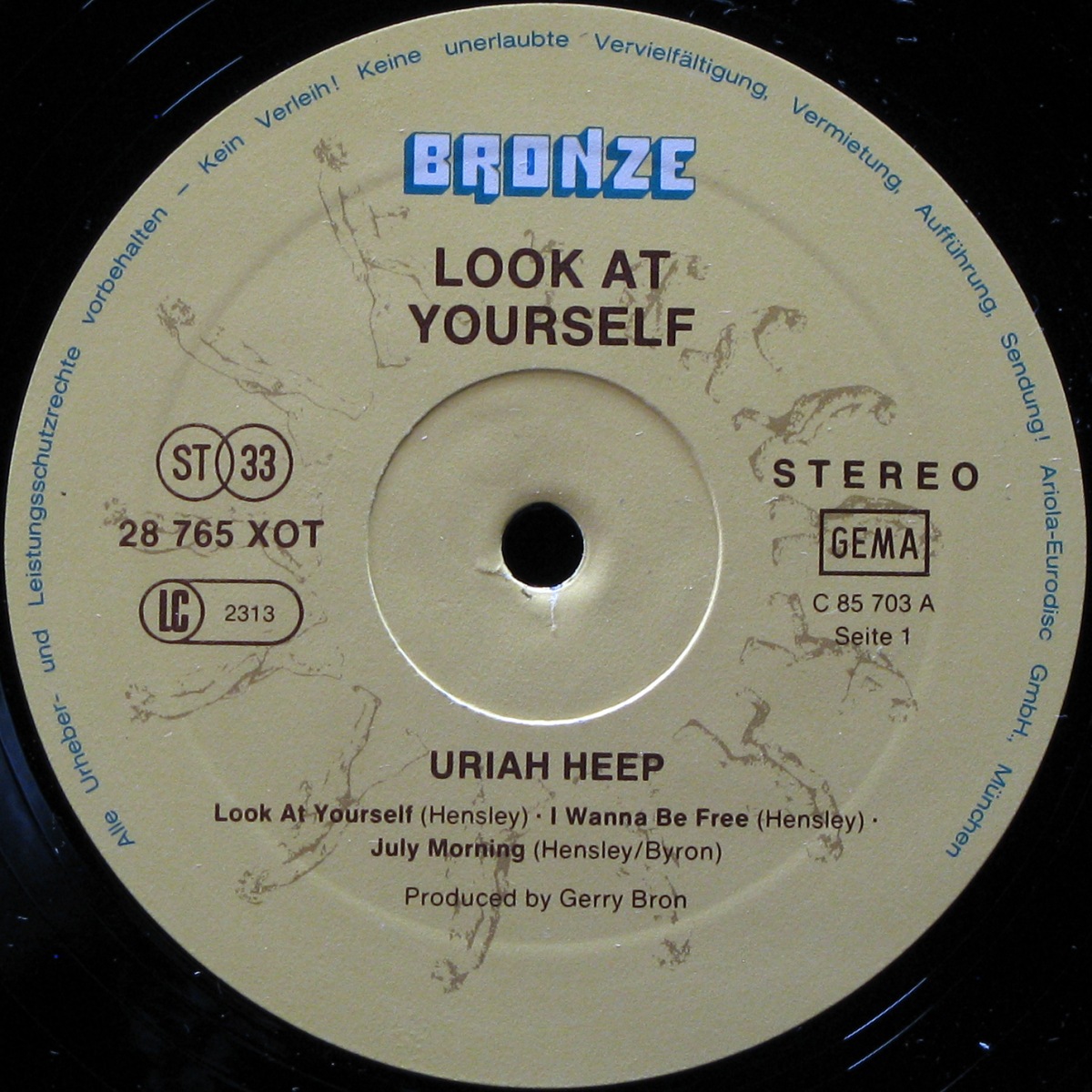 LP Uriah Heep — Look At Yourself (+ poster) фото 4