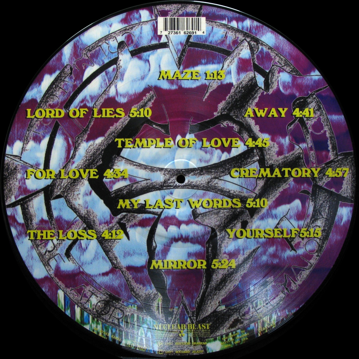 LP Crematory — Awake (picture disc) фото 4