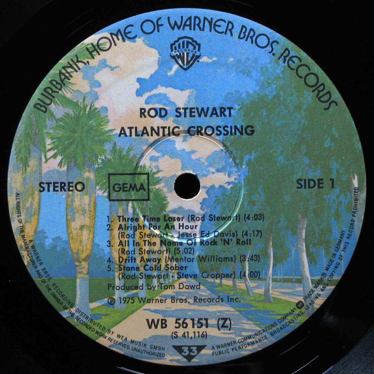 LP Rod Stewart — Atlantic Crossing фото 2