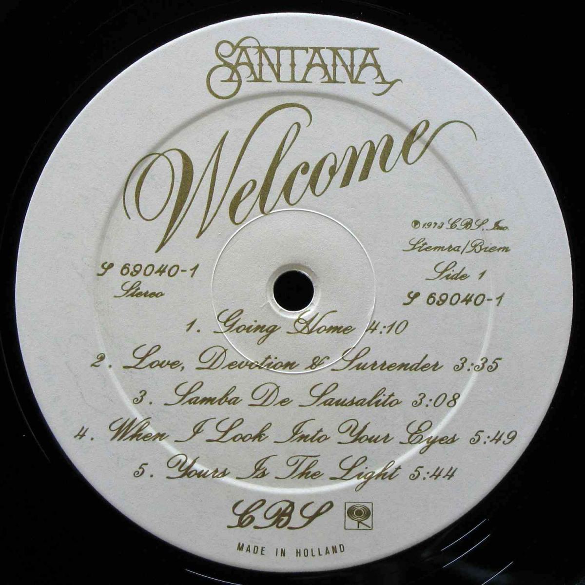 LP Santana — Welcome фото 2