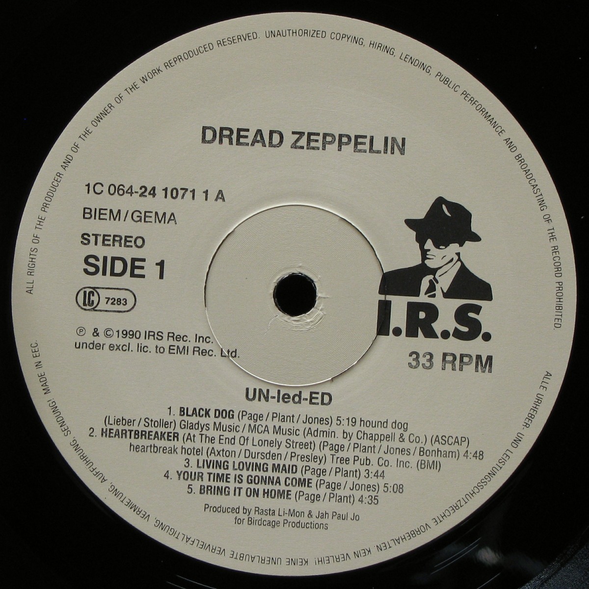 LP Dread Zeppelin — Un-Led-Ed фото 2