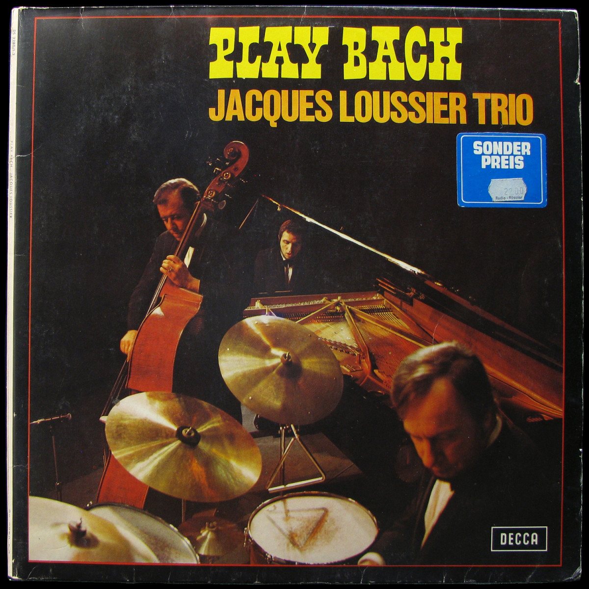 LP Jacques Loussier Trio — Play Bach (2LP) фото