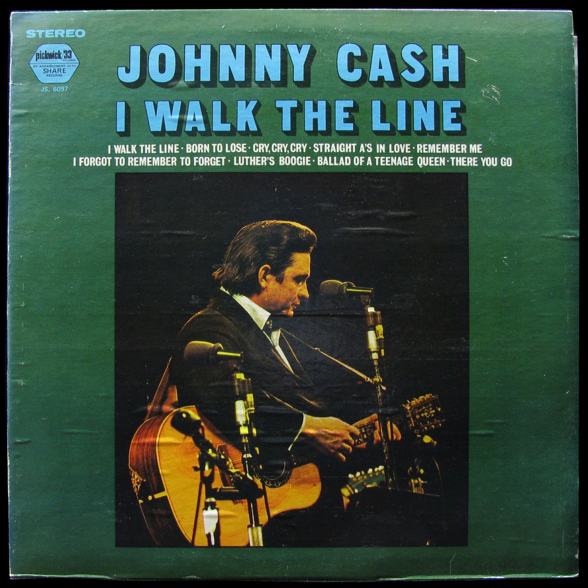 LP Johnny Cash — I Walk The Line (1973) фото