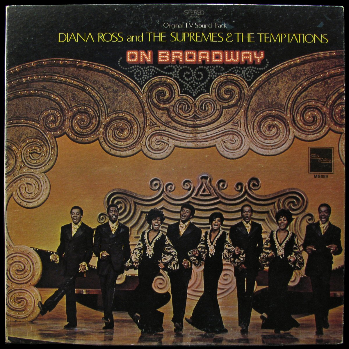 LP Diana Ross And Supremes / Temptations — On Broadway (Original TV Sound Track) фото