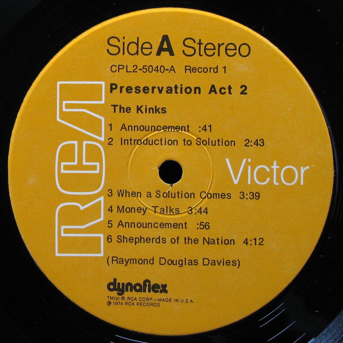 LP Kinks — Preservation Act 2 (2LP) фото 3