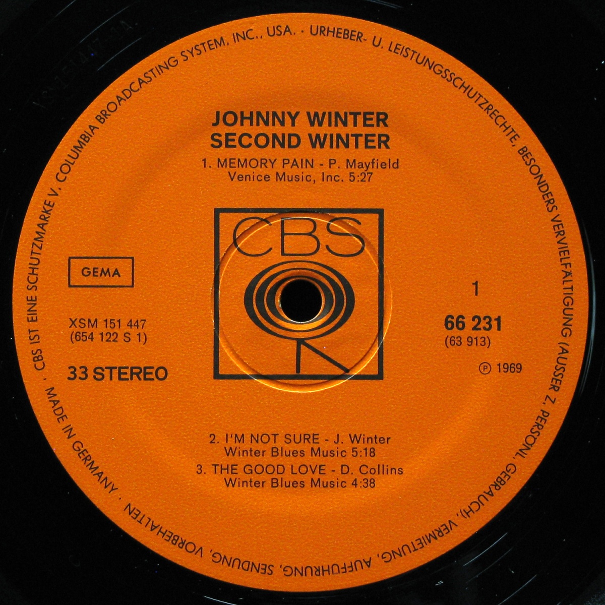 LP Johnny Winter — Second Winter (2LP) фото 2