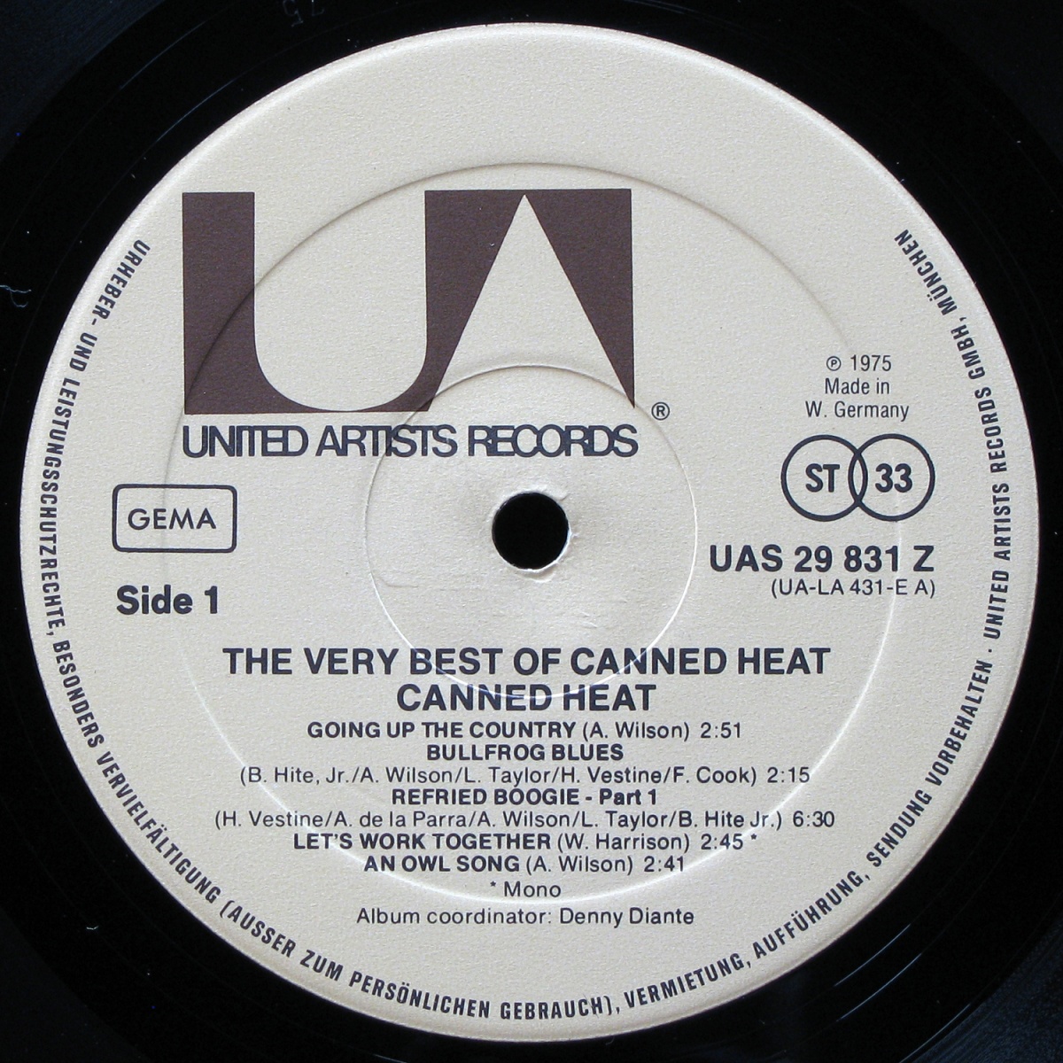 LP Canned Heat — Very Best Of Canned Heat фото 2