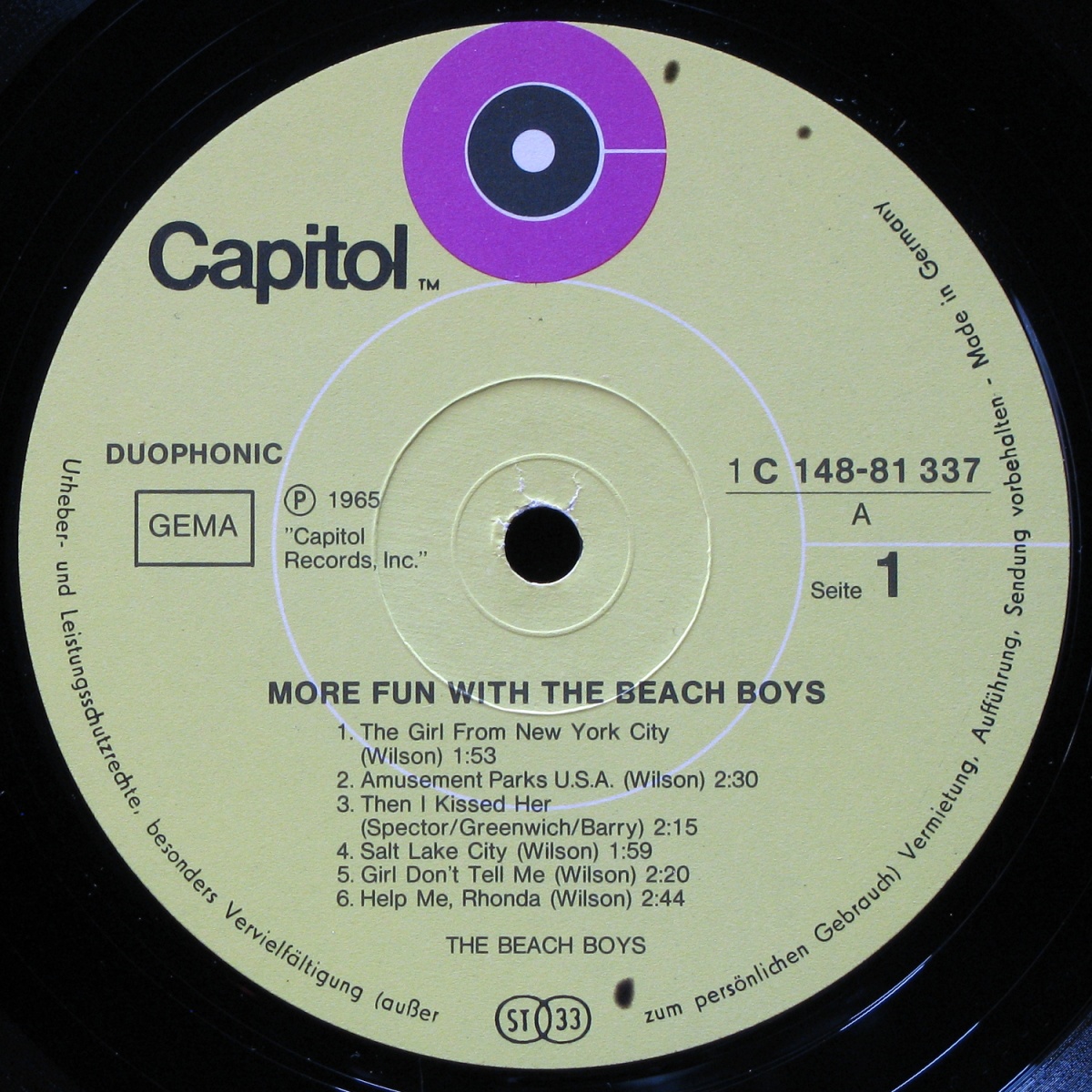 LP Beach Boys — More Fun With The Beach Boys (2LP) фото 2