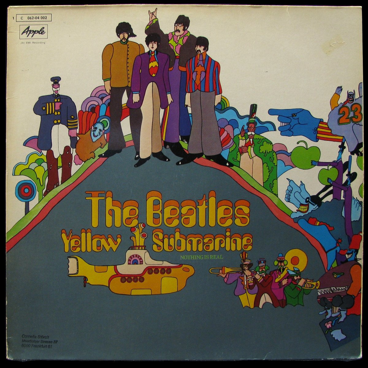 LP Beatles — Yellow Submarine фото