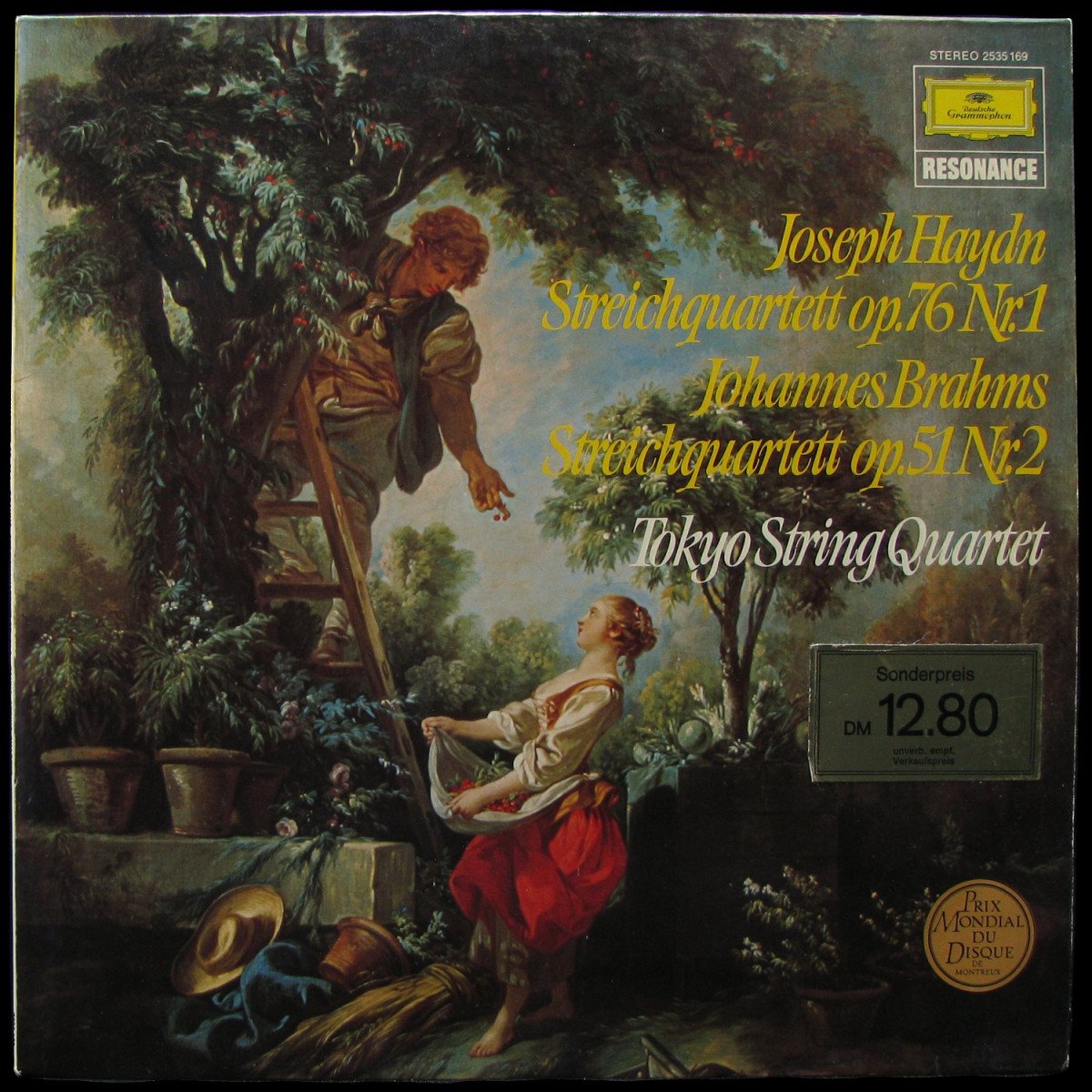 LP Tokyo String Quartet — Haydn: Streichquartett Op. 76 Nr. 1 / Brahms: Streichquartett Op. 51 Nr. 2 фото