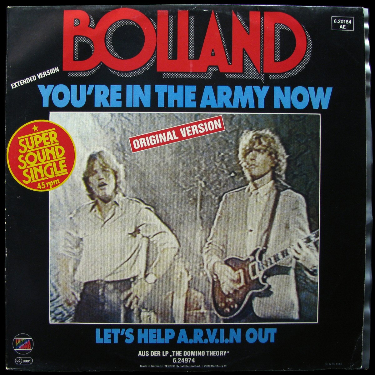 LP Bolland & Bolland — You're In The Army Now (maxi) фото