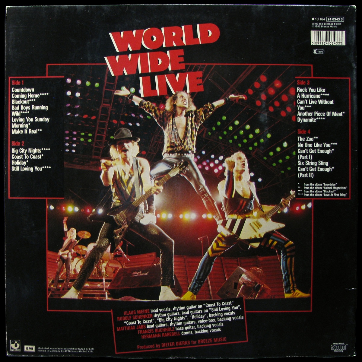 LP Scorpions — World Wide Live (2LP) фото 2