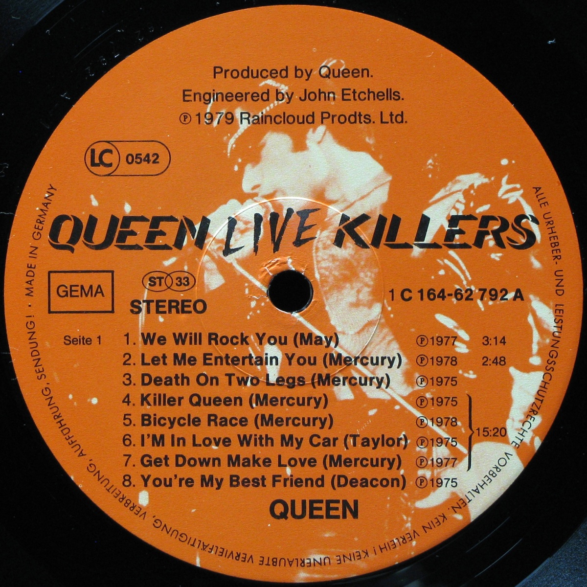 LP Queen — Live Killers (2LP) фото 3