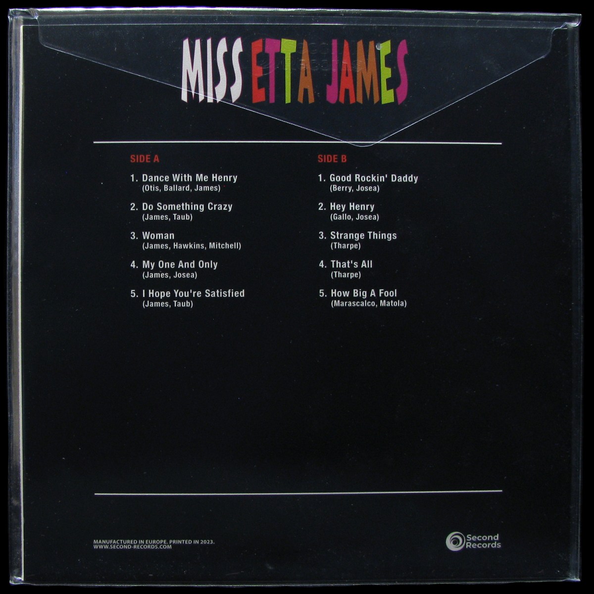 LP Etta James — Miss Etta James фото 2