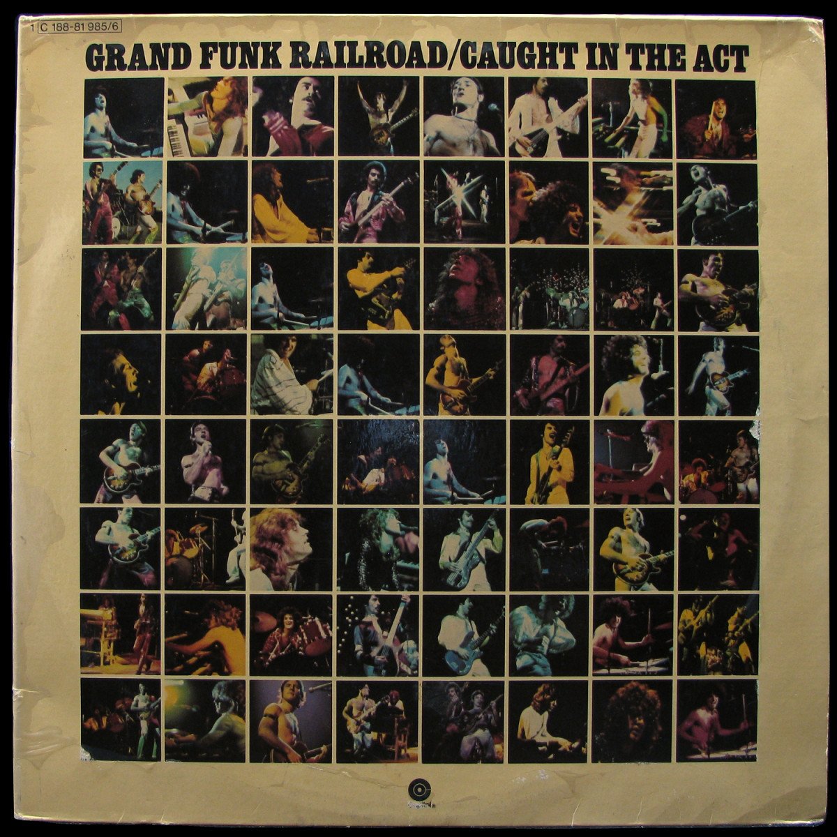 LP Grand Funk Railroad — Caught In The Act (2LP) фото