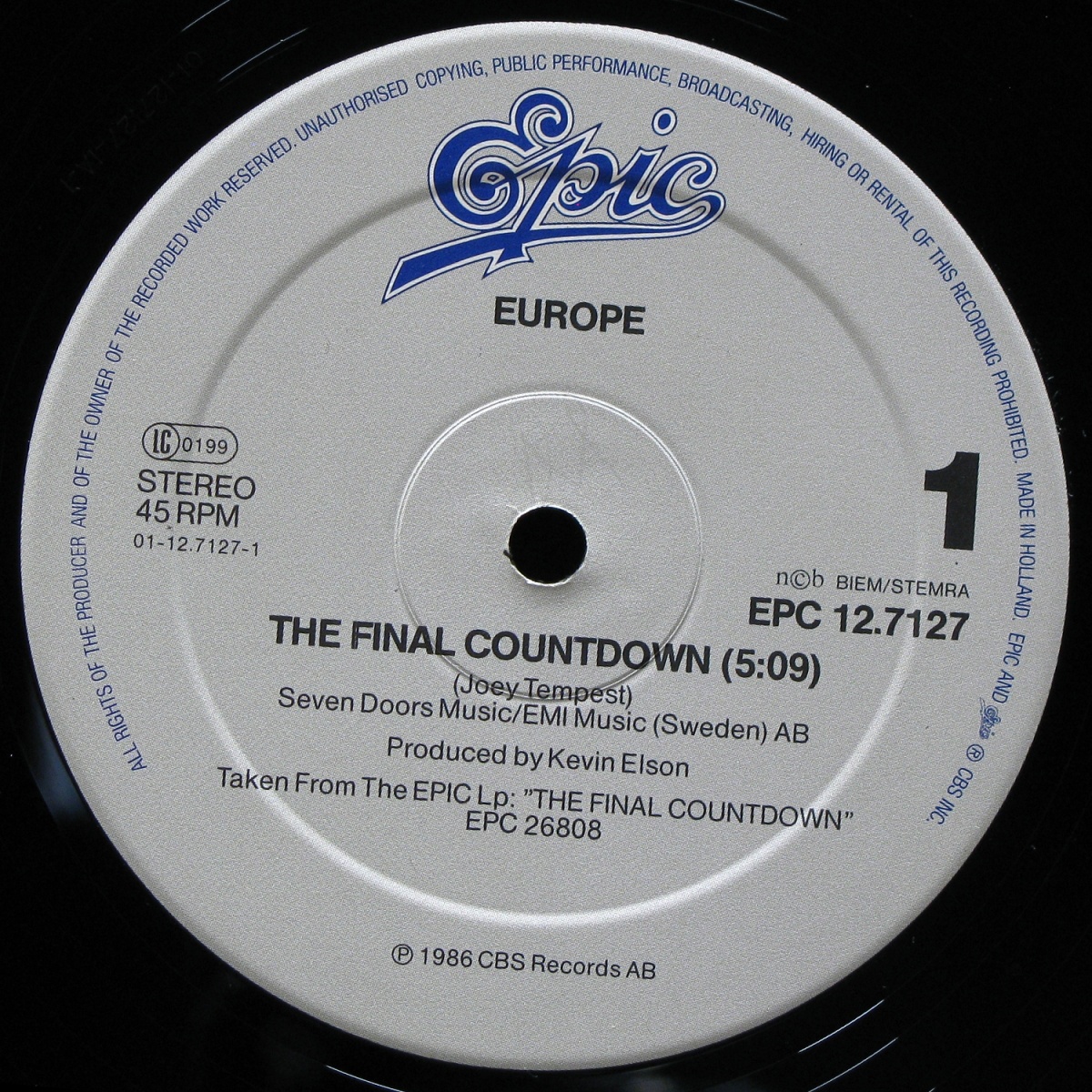 LP Europe — Final Countdown (maxi) фото 2