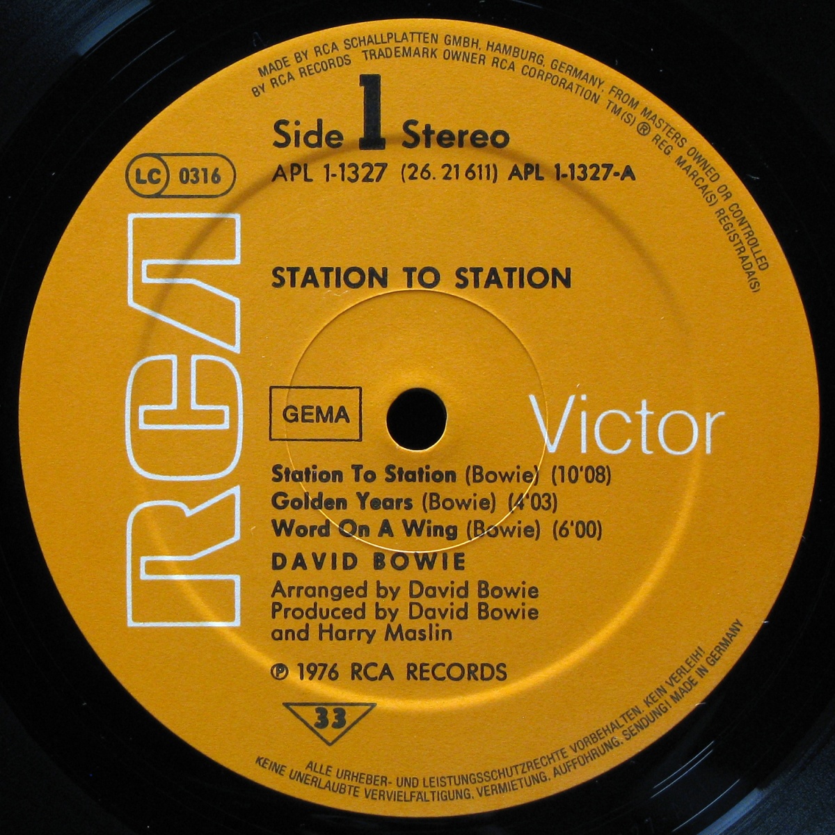 LP David Bowie — Station To Station фото 3