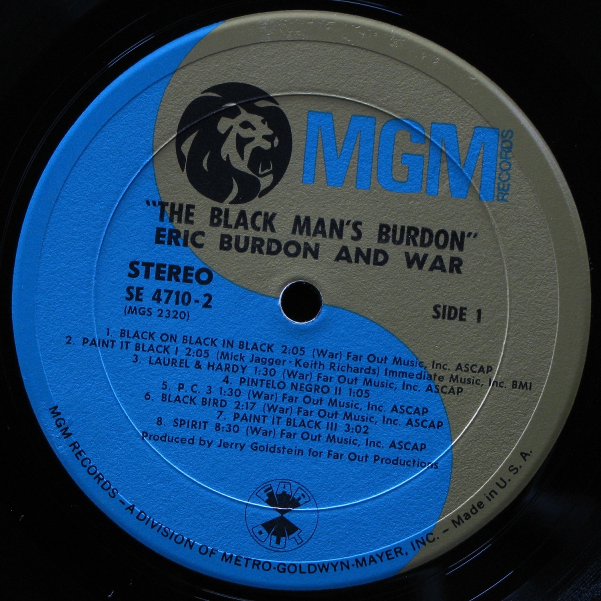 LP Eric Burdon & War — Black-Man's Burdon (2LP, + dollar) фото 5