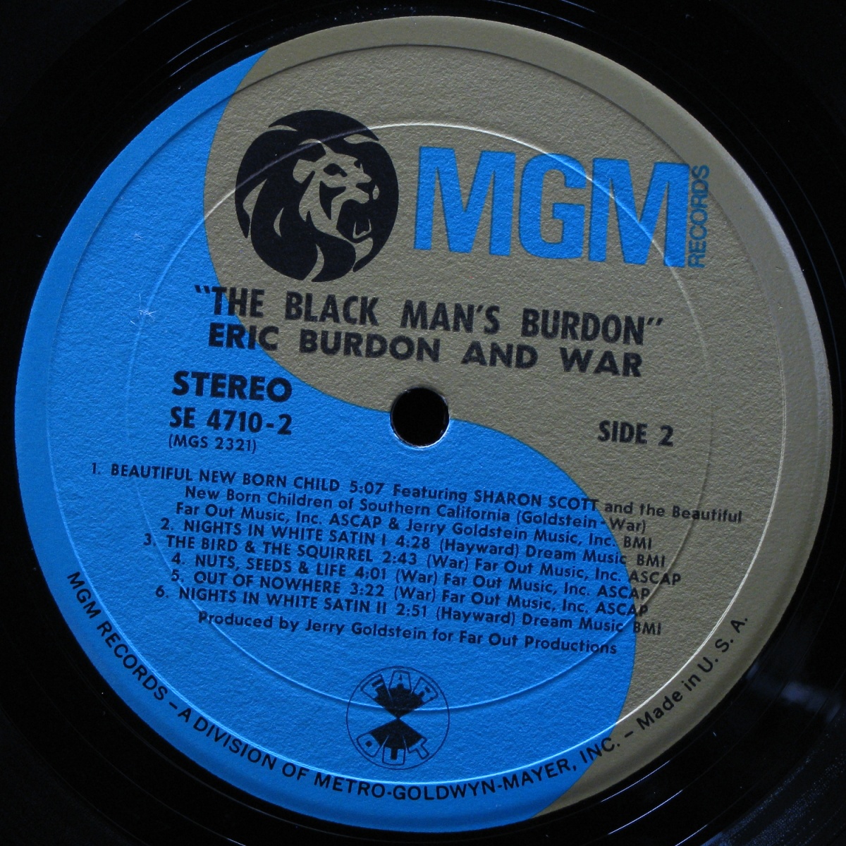 LP Eric Burdon & War — Black-Man's Burdon (2LP, + dollar) фото 4