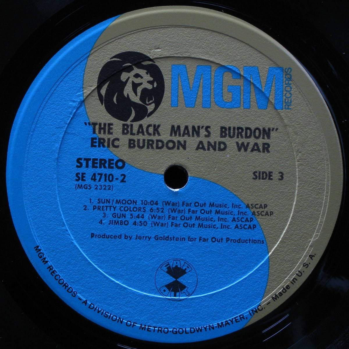 LP Eric Burdon & War — Black-Man's Burdon (2LP, + dollar) фото 6