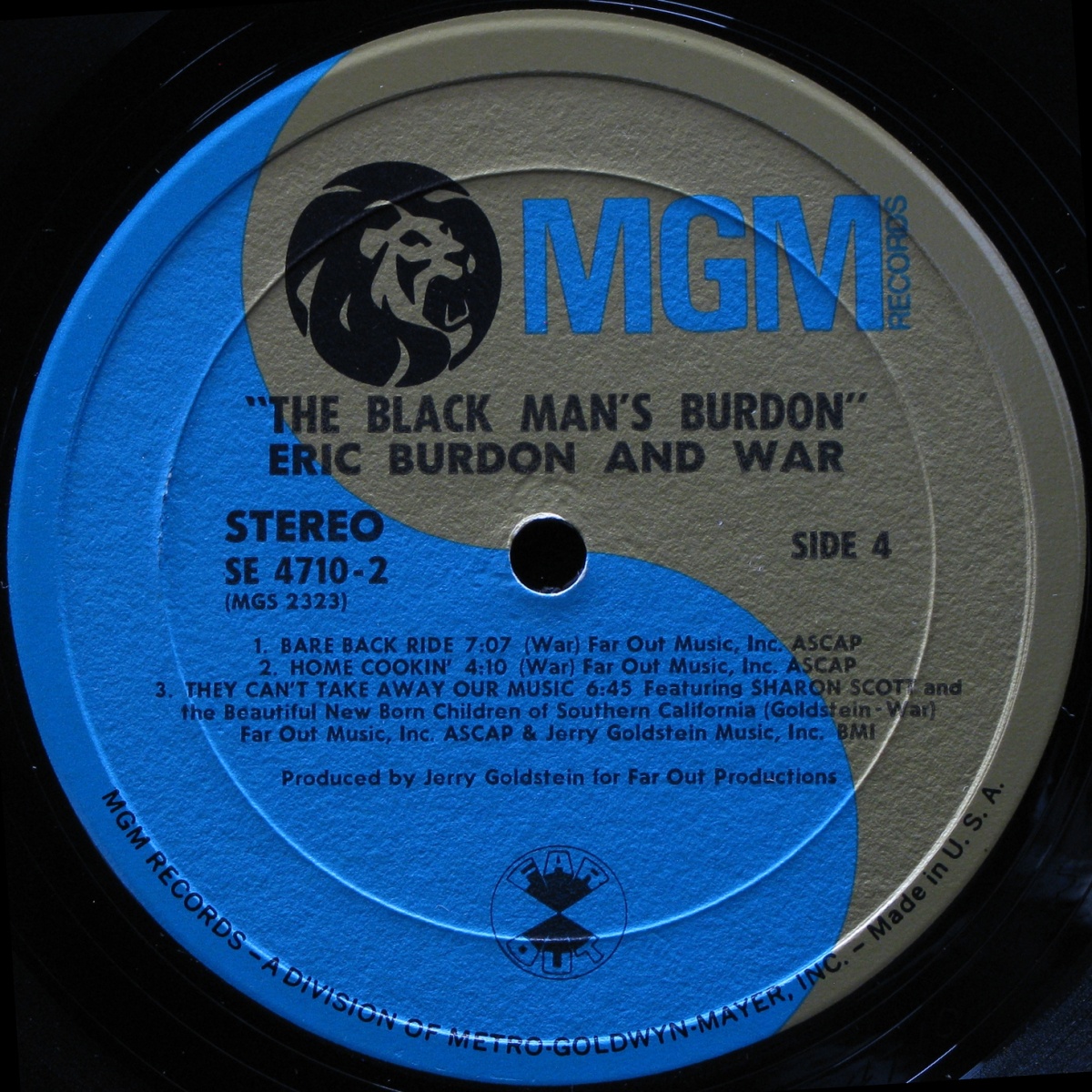 LP Eric Burdon & War — Black-Man's Burdon (2LP, + dollar) фото 8