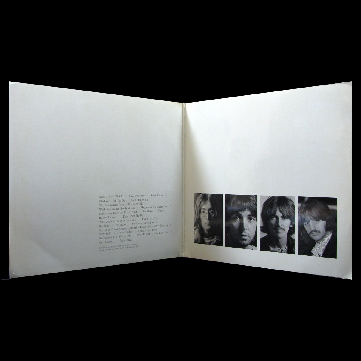 LP Beatles — White Album (2LP, + poster, + photos) фото 7