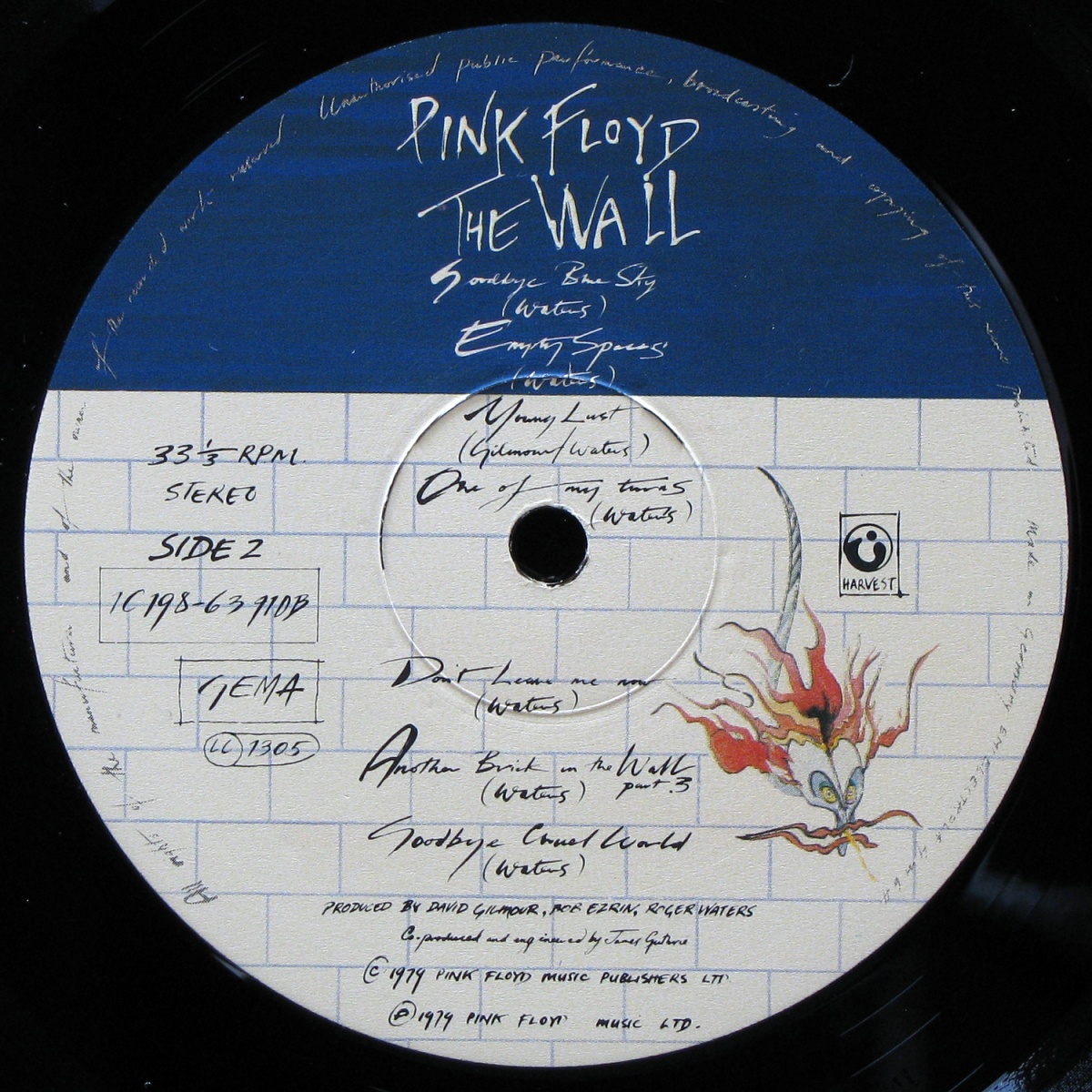 LP Pink Floyd — Wall (2LP) фото 4