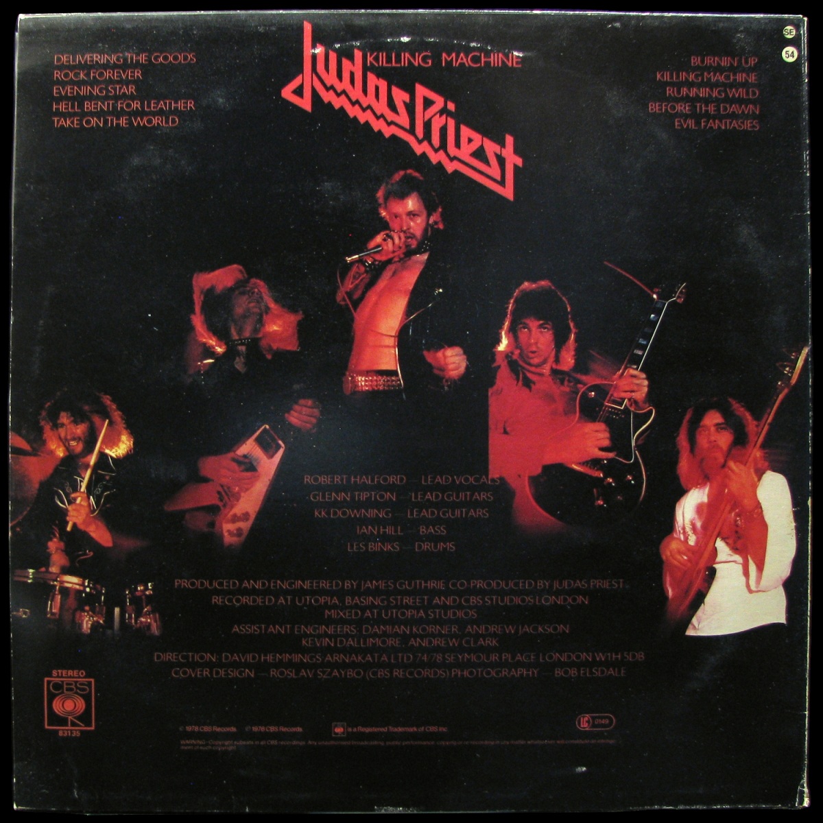 LP Judas Priest — Killing Machine фото 2