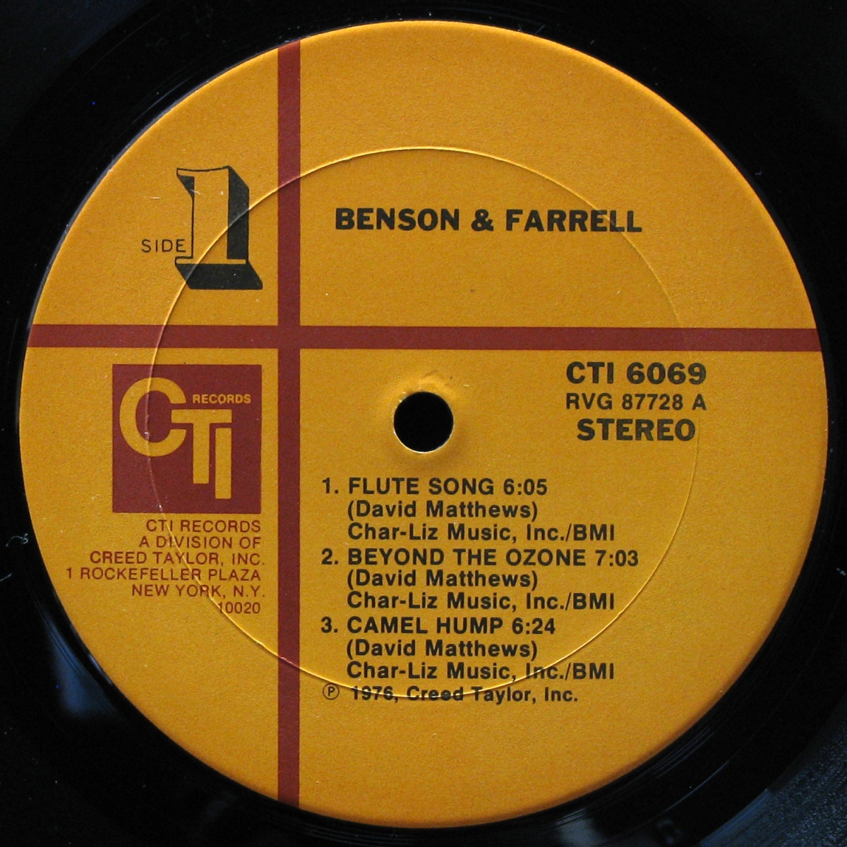 LP George Benson / Joe Farrell — Benson & Farrell фото 2