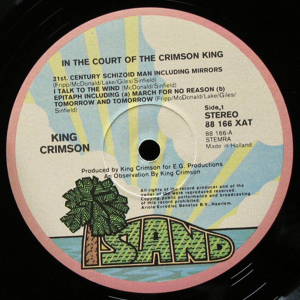 LP King Crimson — In The Court Of Crimson King фото 3