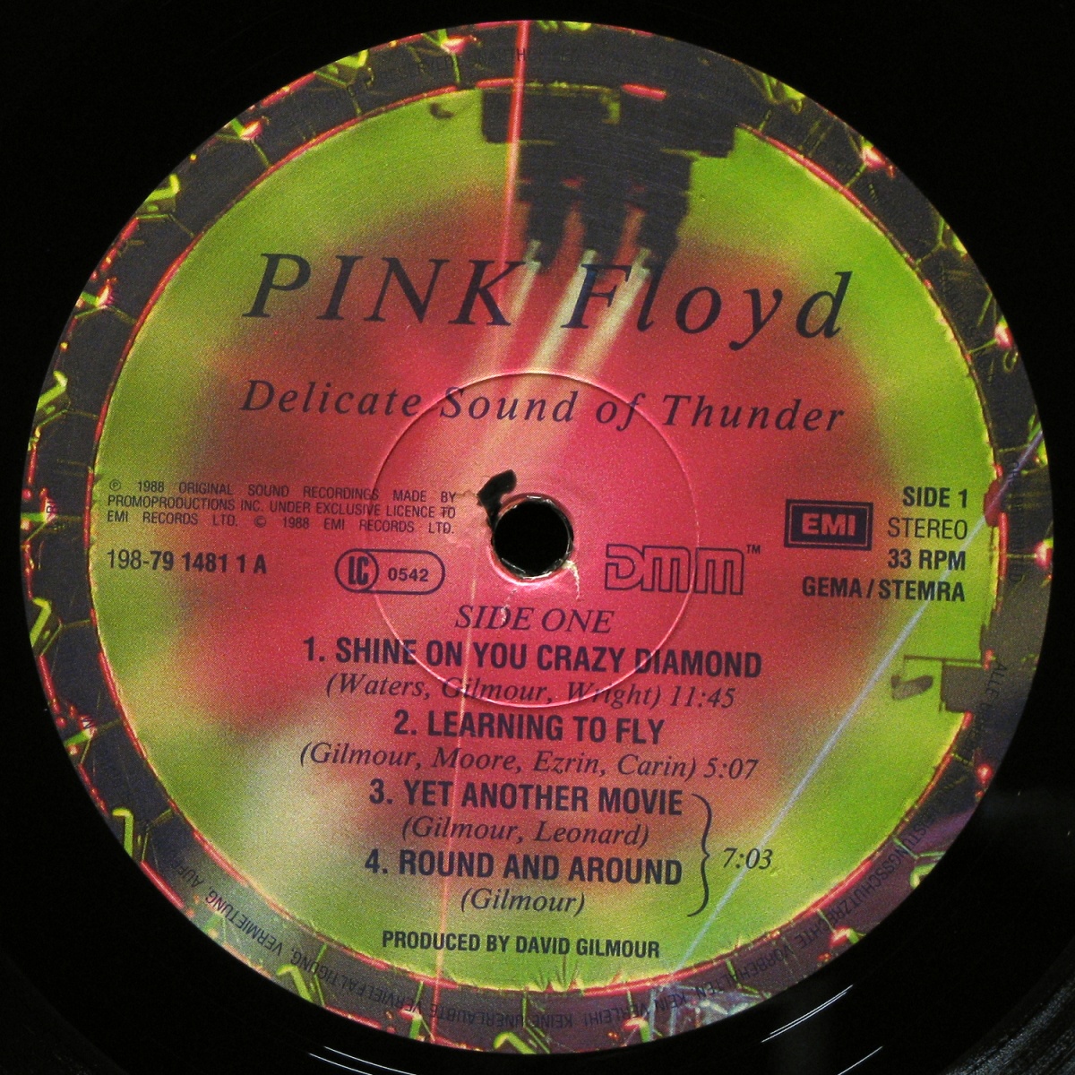 LP Pink Floyd — Delicate Sound Of Thunder (2LP) фото 3