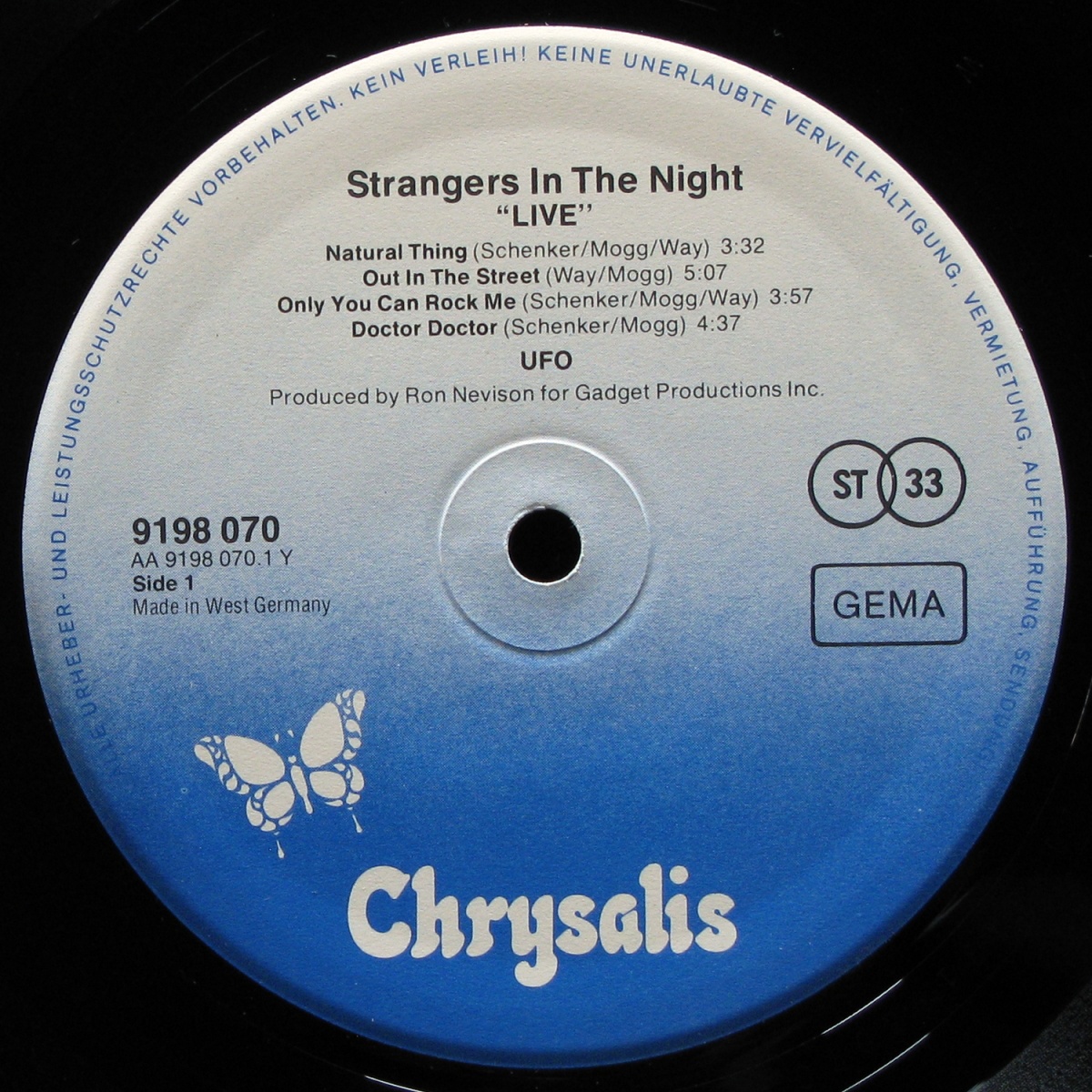 LP UFO — Strangers In The Night (2LP) фото 3