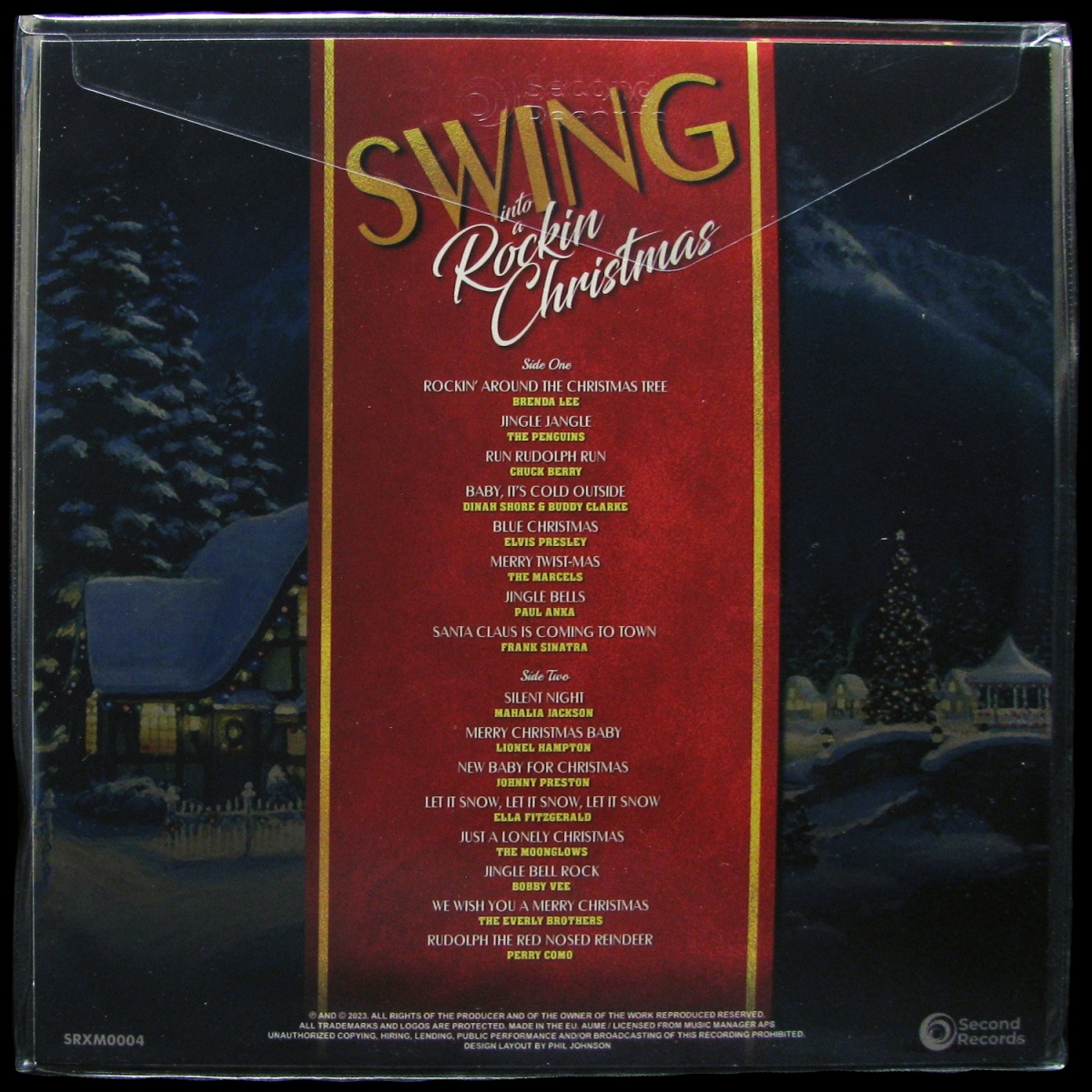 LP V/A — Swing Into A Rockin Christmas (coloured vinyl) фото 2