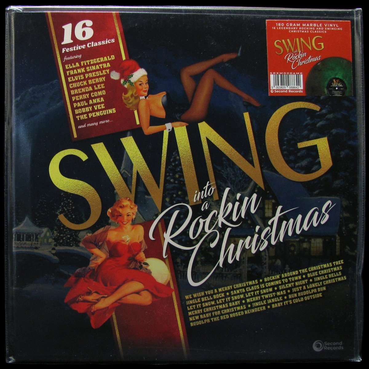 LP V/A — Swing Into A Rockin Christmas (coloured vinyl) фото