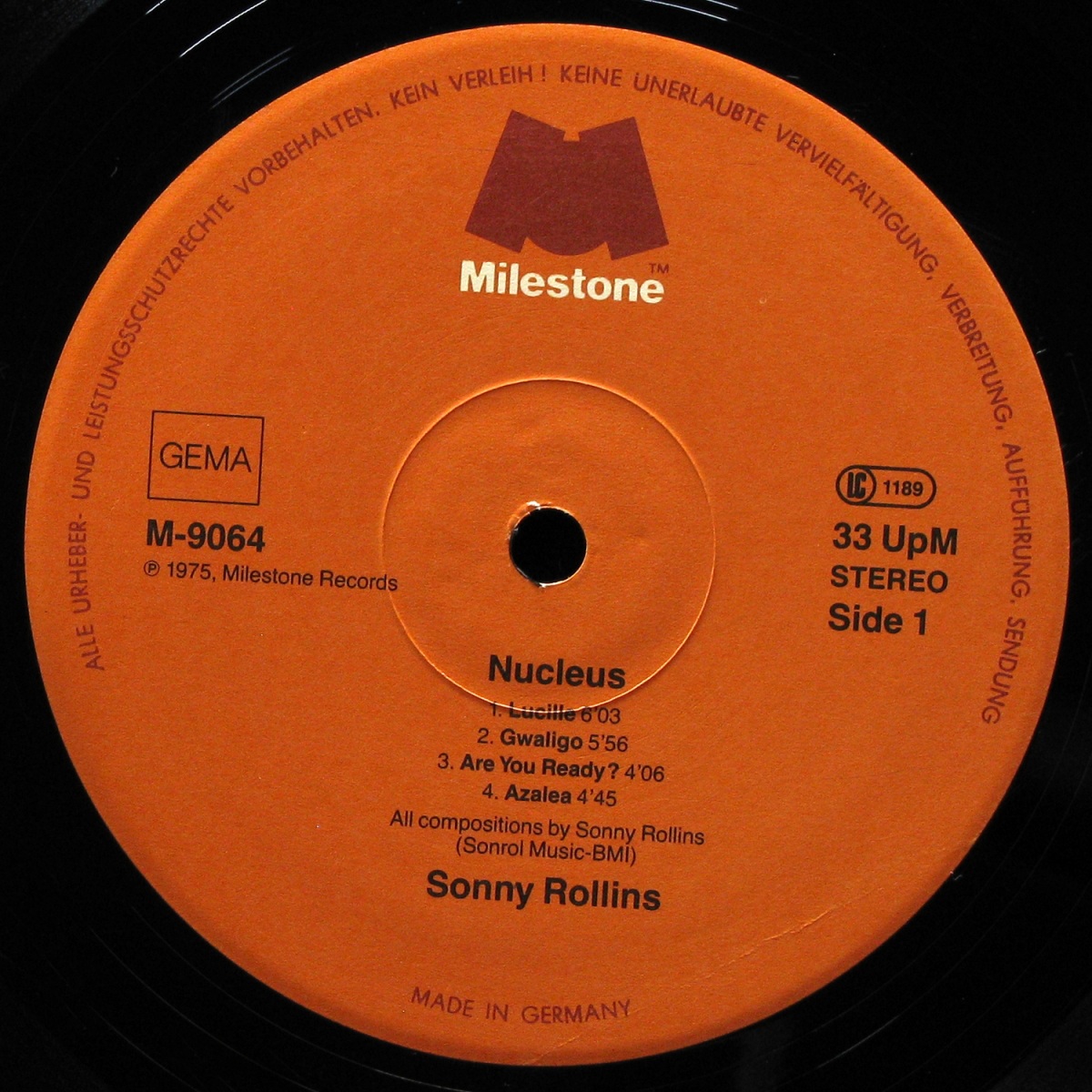 LP Sonny Rollins — Nucleus фото 2