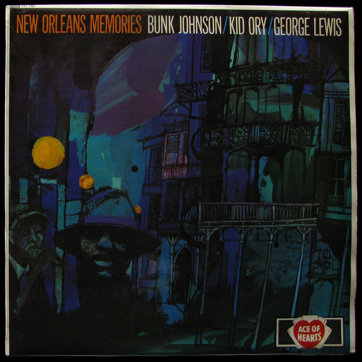 LP Bunk Johnson / Kid Ory / George Lewis — New Orleans Memories (mono) фото