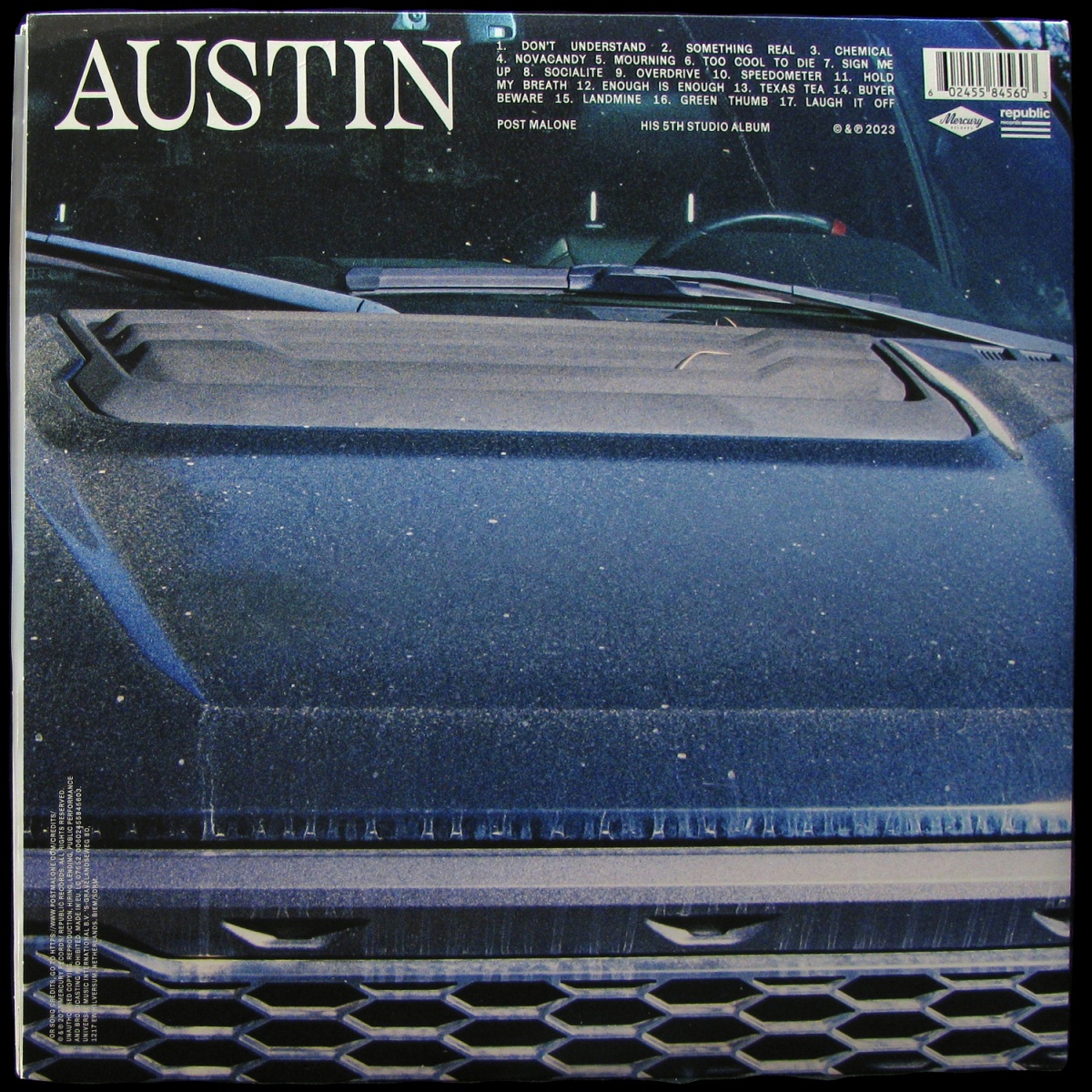 LP Post Malone — Austin (2LP, coloured vinyl) фото 2