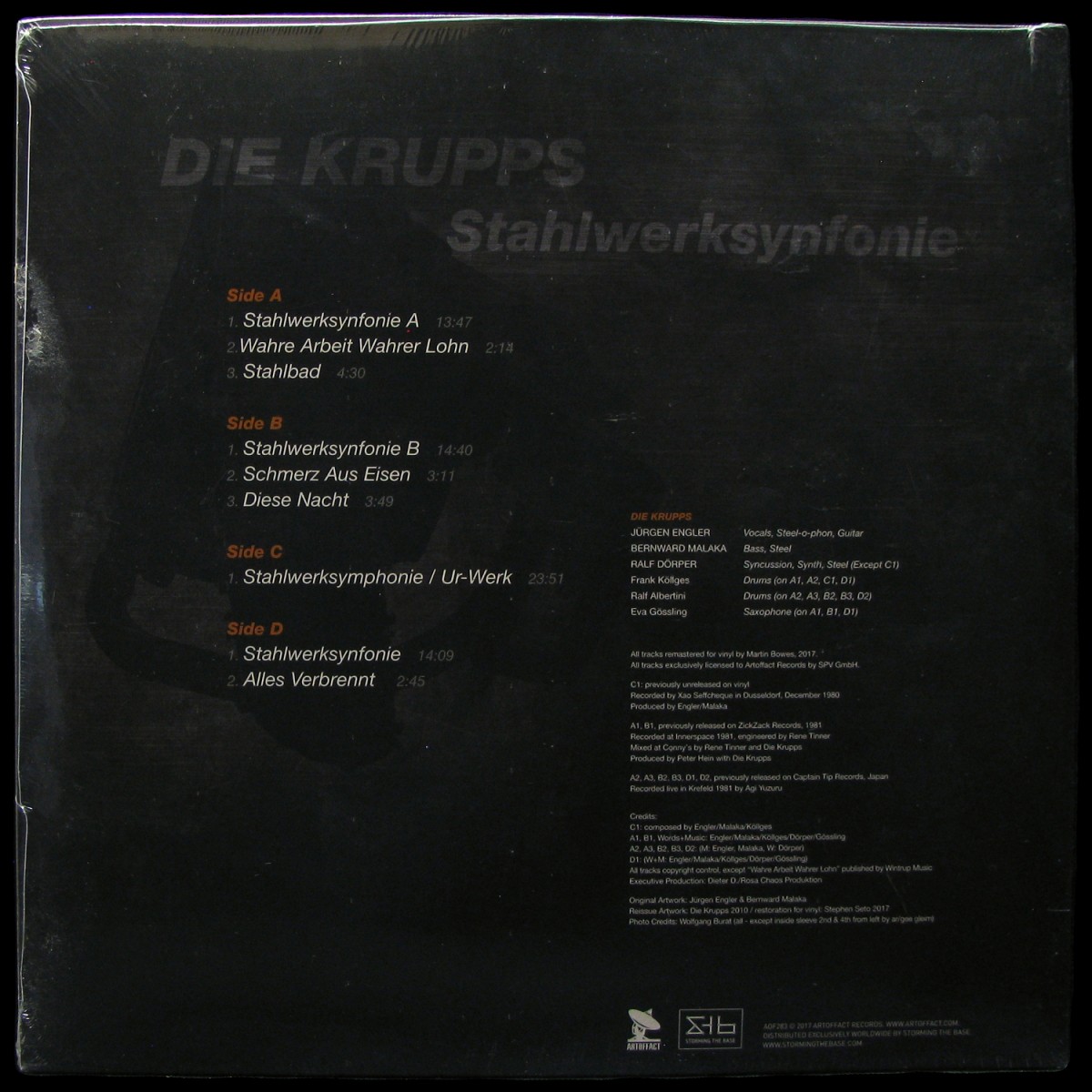 LP Die Krupps — Stahlwerksynfonie (2LP) фото 2