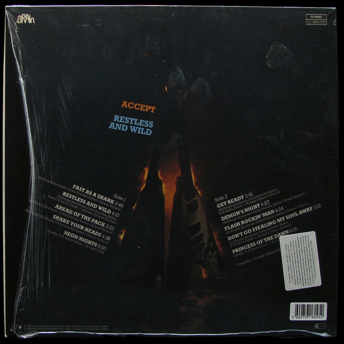 LP Accept — Restless And Wild фото 2