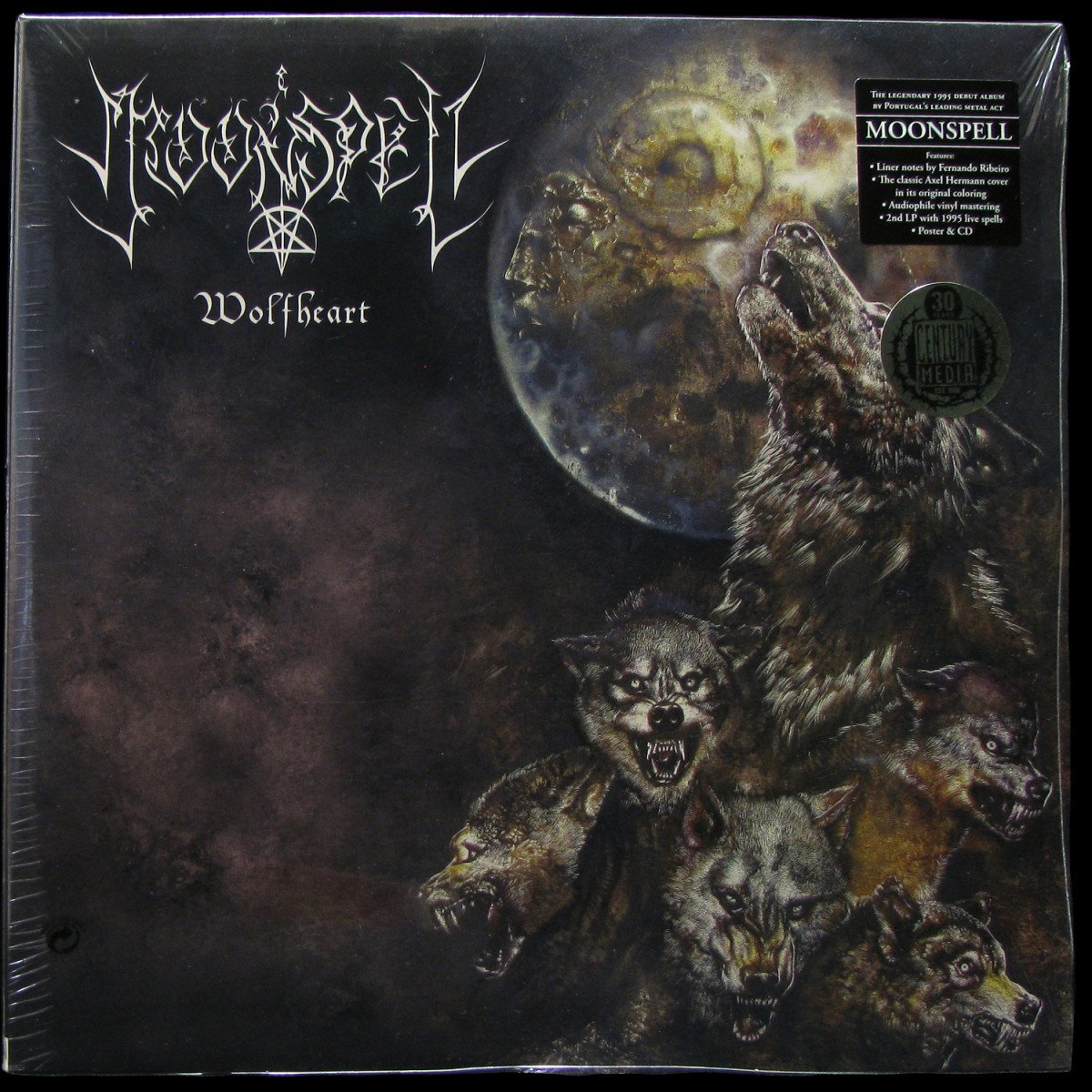 LP Moonspell — Wolfheart (2LP, + poster, + CD) фото