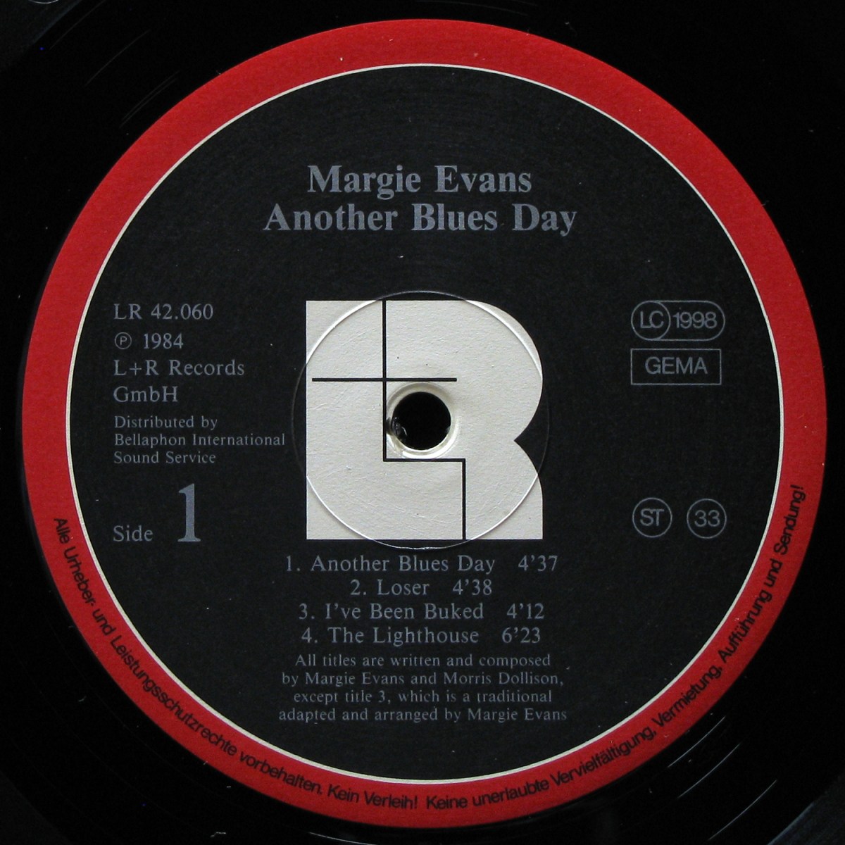 LP Margie Evans — Another Blues Day фото 2