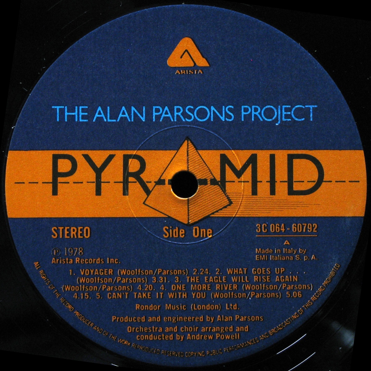 LP Alan Parsons Project — Pyramid фото 2