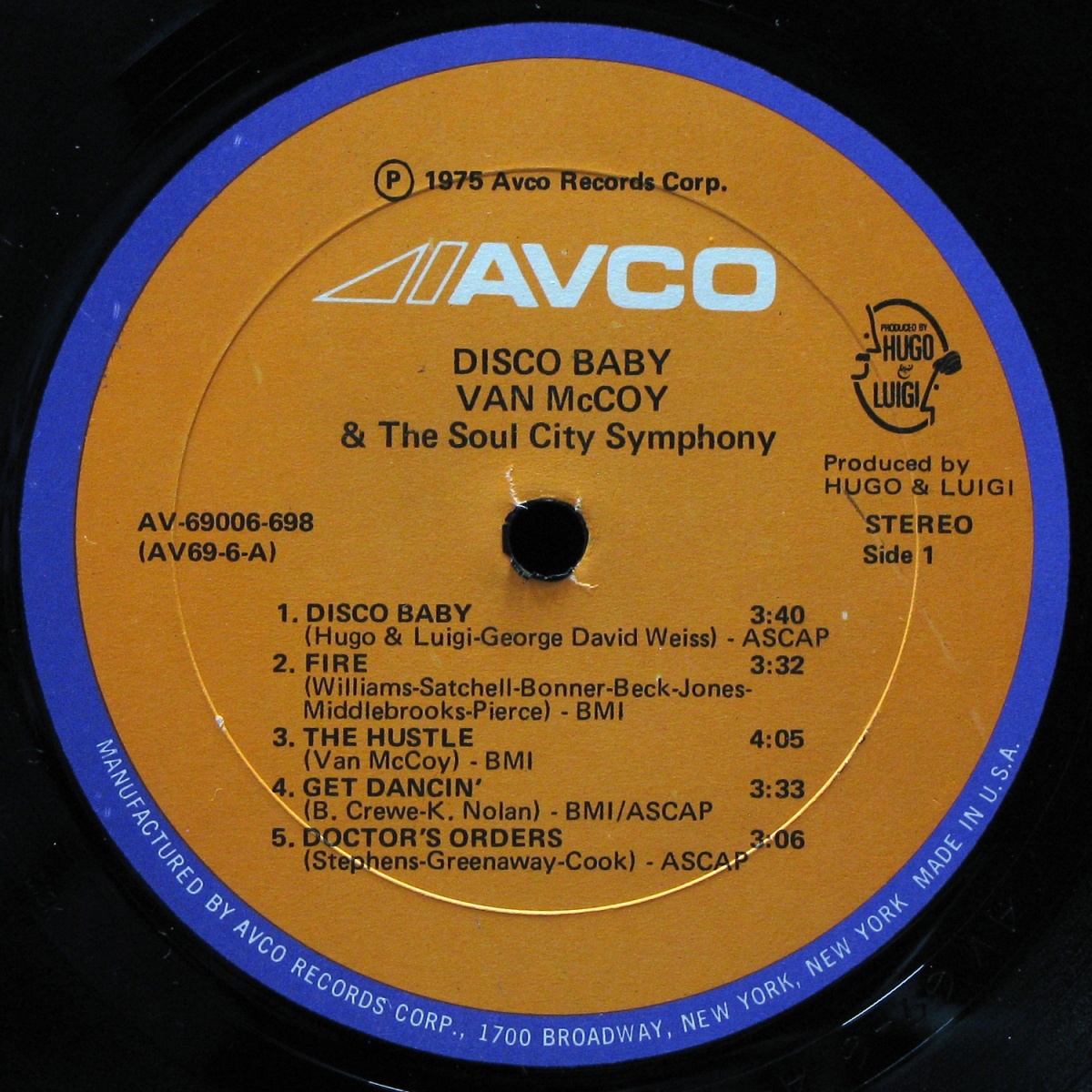 LP Van McCoy — Disco Baby фото 2