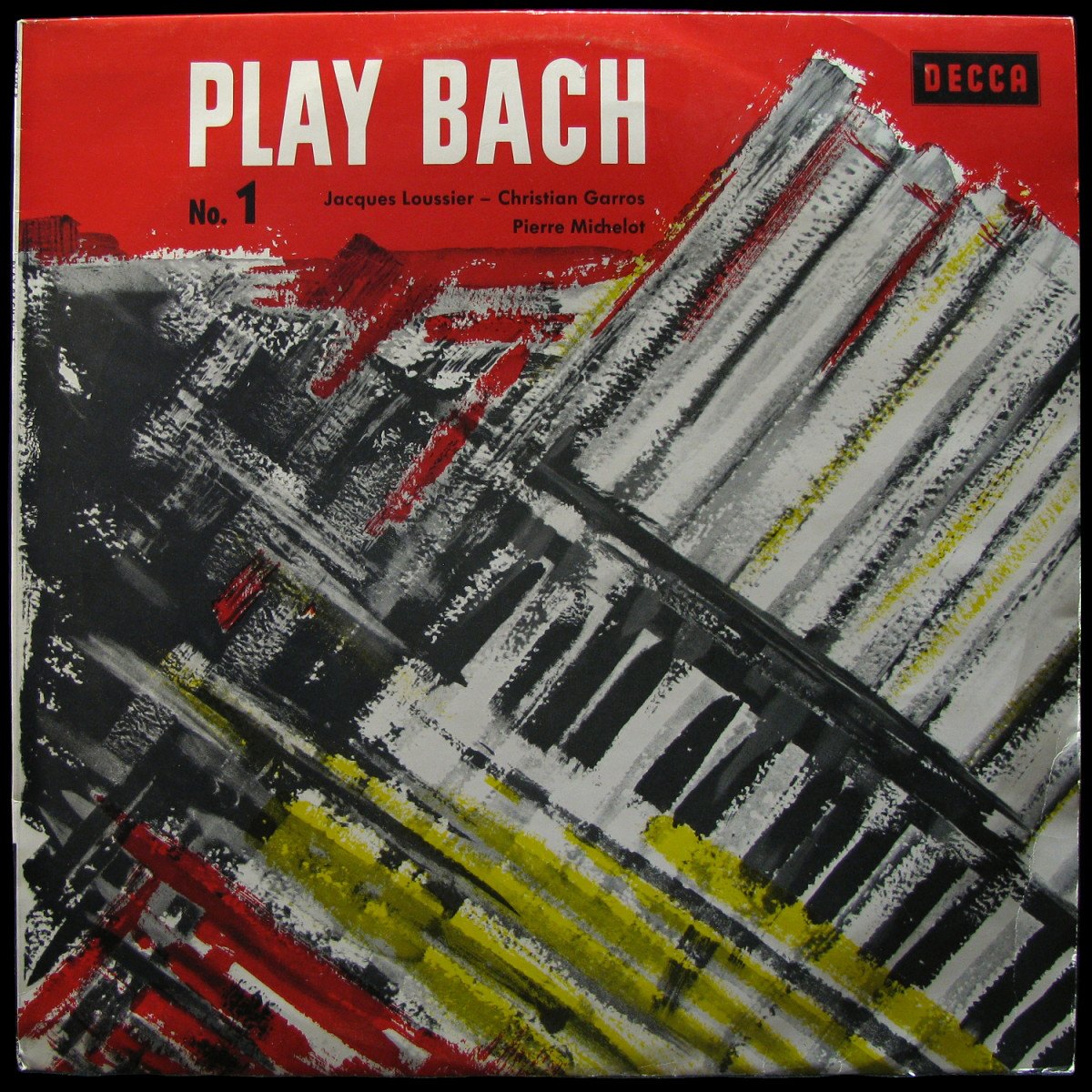 LP Jacques Loussier / Christian Garros / Pierre Michelot — Play Bach No. 1 фото