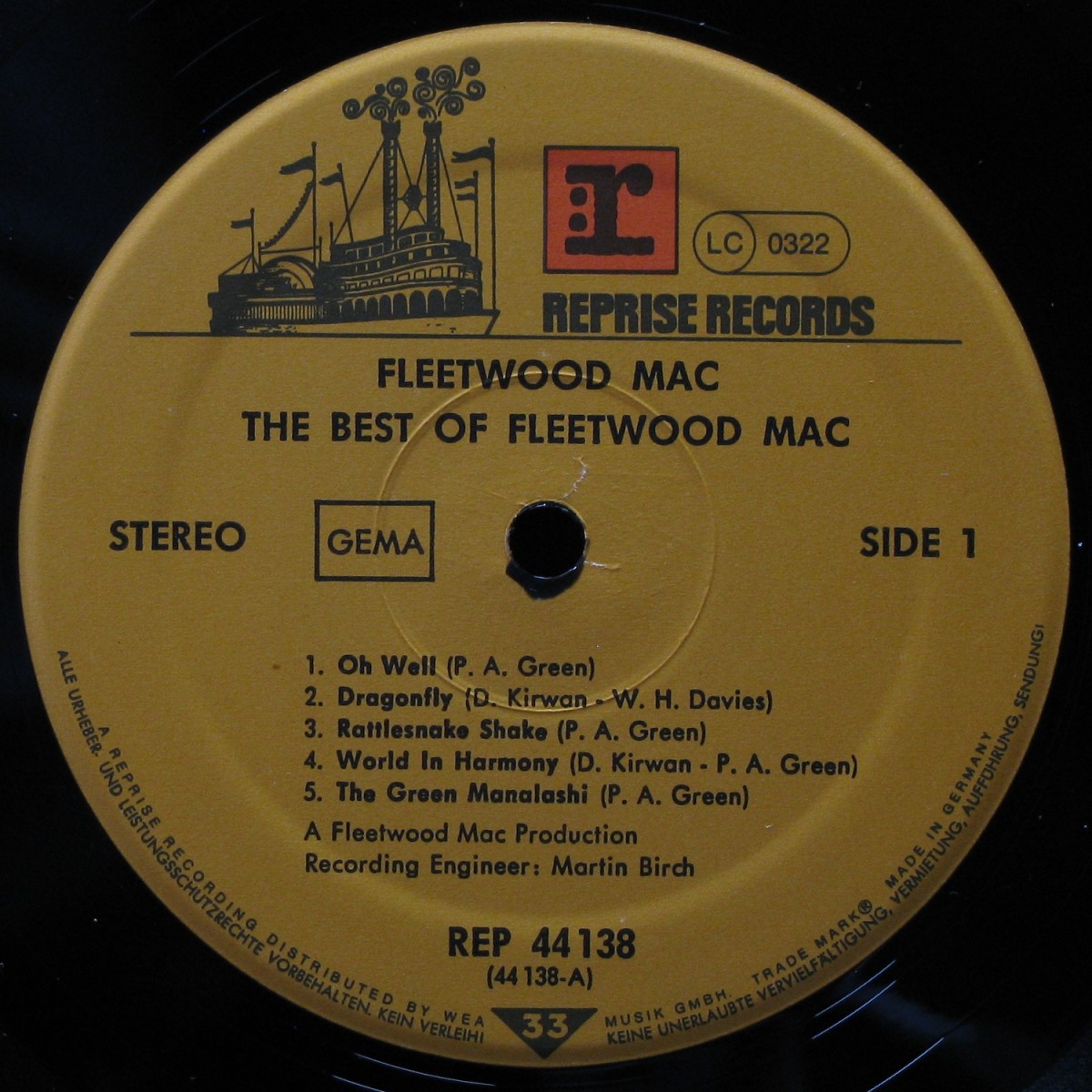 LP Fleetwood Mac — Best Of Fleetwood Mac фото 2