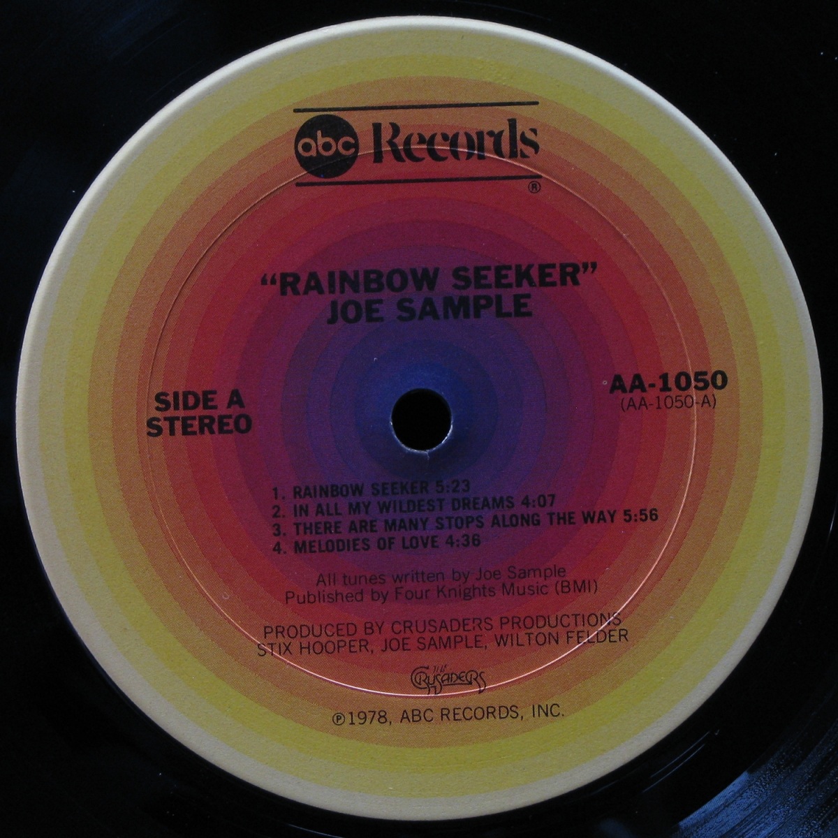 LP Joe Sample — Rainbow Seeker фото 2