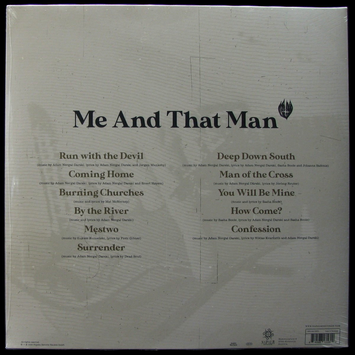 LP Me And That Man — New Man, New Songs, Same Shit. Vol.1 (+ booklet) фото 2