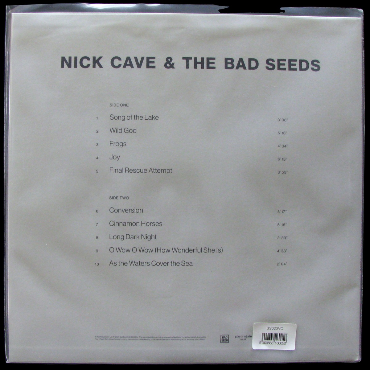 LP Nick Cave & The Bad Seeds — Wild God (coloured vinyl) фото 2