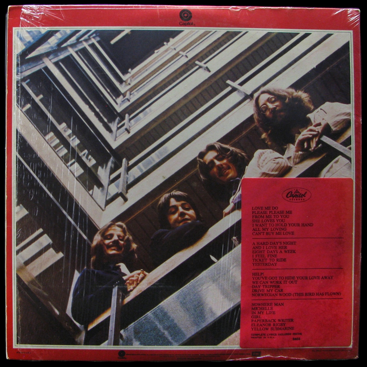 LP Beatles — 1962-1966 (2LP) фото 2